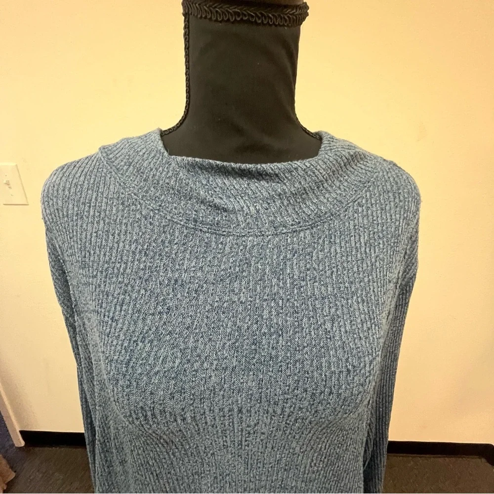 Free People Oversized 3/4 Sleeve Cozy Sweater Top Size Large
